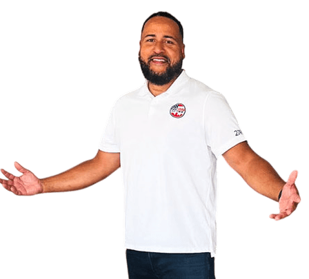 Person in renovation space